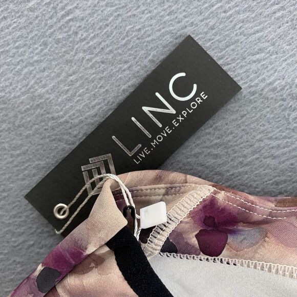 LINC Flawless Support Bra Womens Large Winter Jasmine Floral Adjustable MSRP $48 - Picture 10 of 13